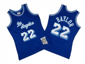 NBA 22 Baylor Lakers M&N Maillot bleu